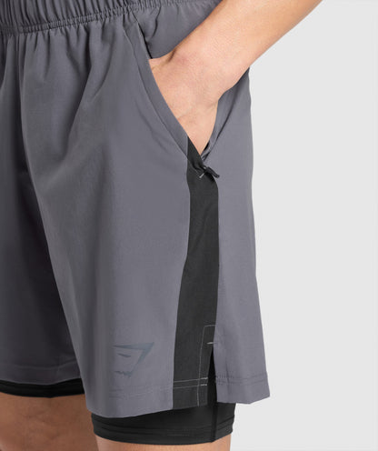 Sport 7\" 2 in 1 Shorts - US 1955