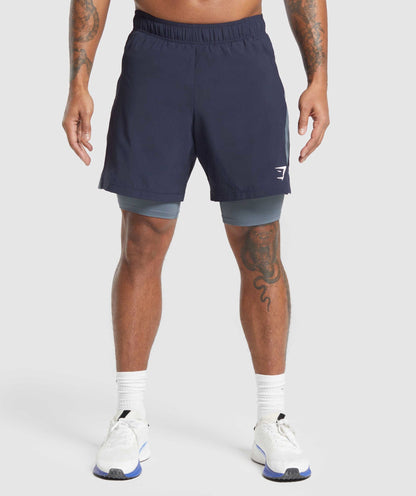 Sport 7\" 2 in 1 Shorts - US 5630