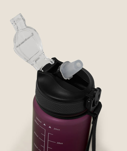 Sports Bottle With Straw - US 6517