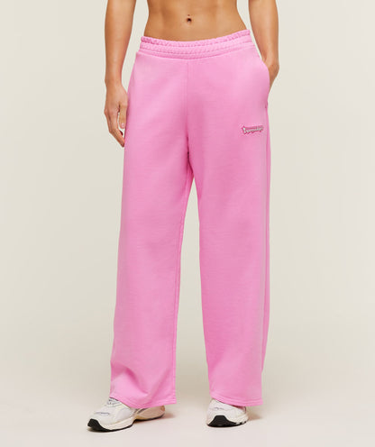 Script Embroidery Wide Leg Pants - US 6316