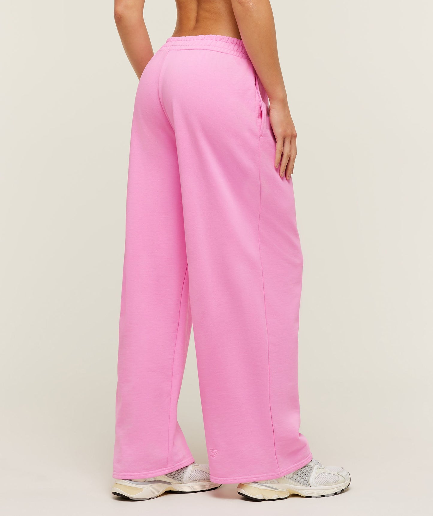 Script Embroidery Wide Leg Pants - US 8819