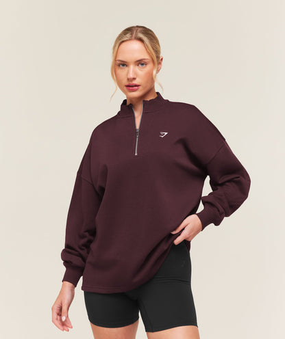 Training Oversized 1/4 Zip - US 0999