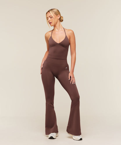 Training Scoop Back Halterneck - US 3828