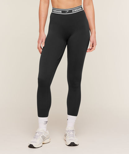 Waistband Logo Leggings - US 9019