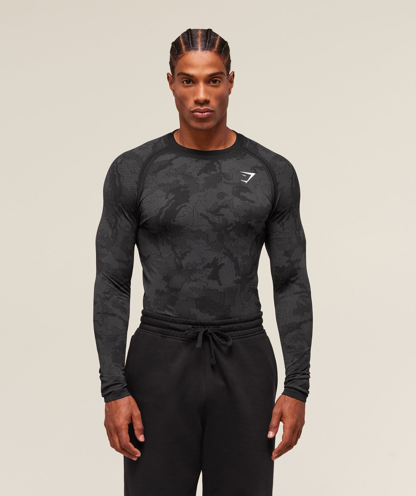 Geo Seamless Long Sleeve T-Shirt - US 3275