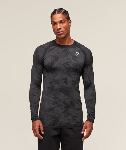 Geo Seamless Long Sleeve T-Shirt - US 3275