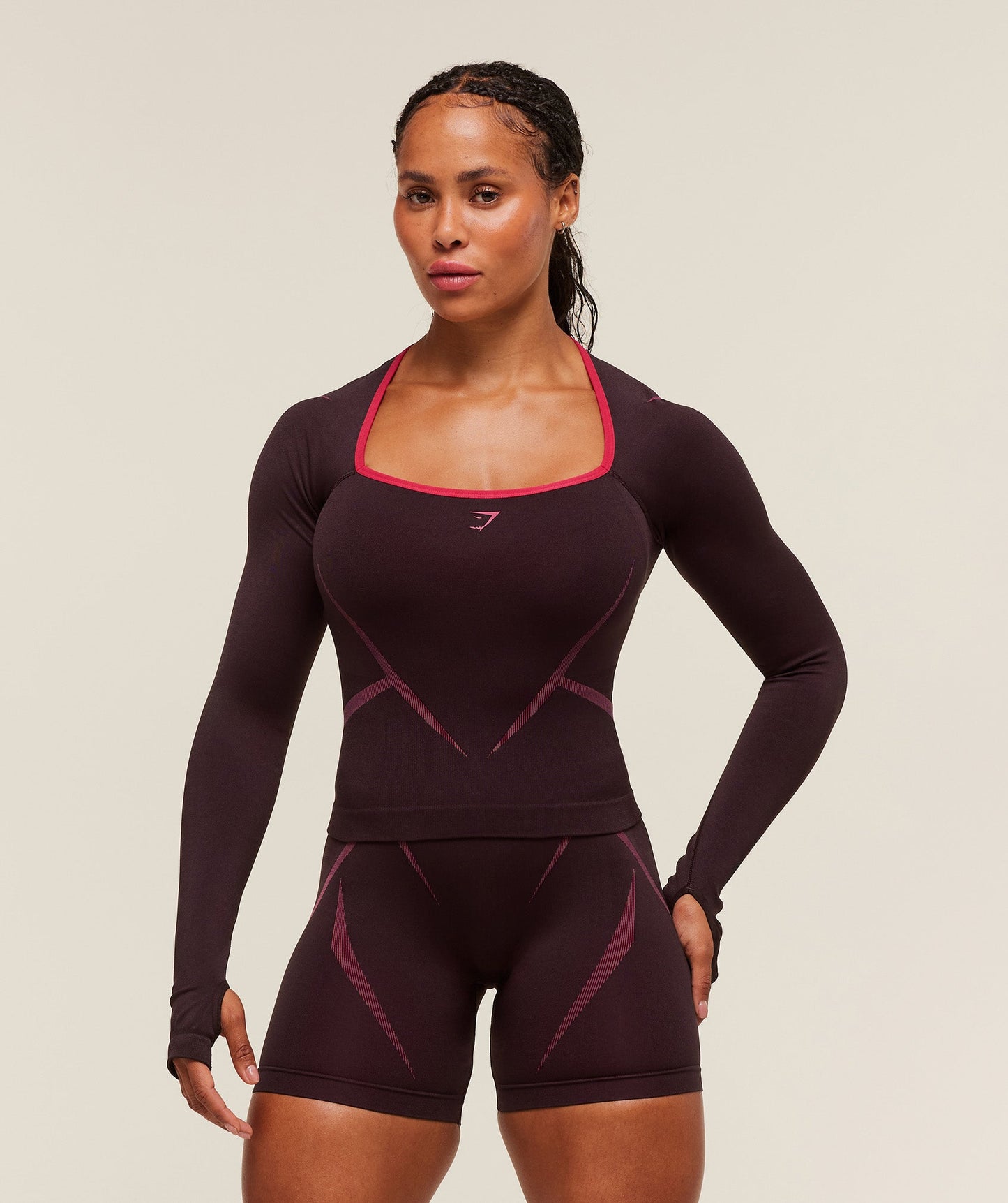 Apex Lift Seamless Long Sleeve Crop Top - US 8329
