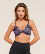 Printed Twist Front Bralette - US 9459