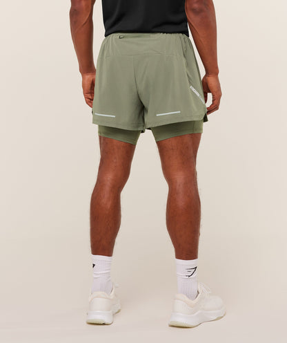Running 4\" 2in1 Shorts - US 8770