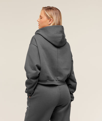Cosy Luxe Zip Through Hoodie - US 4281