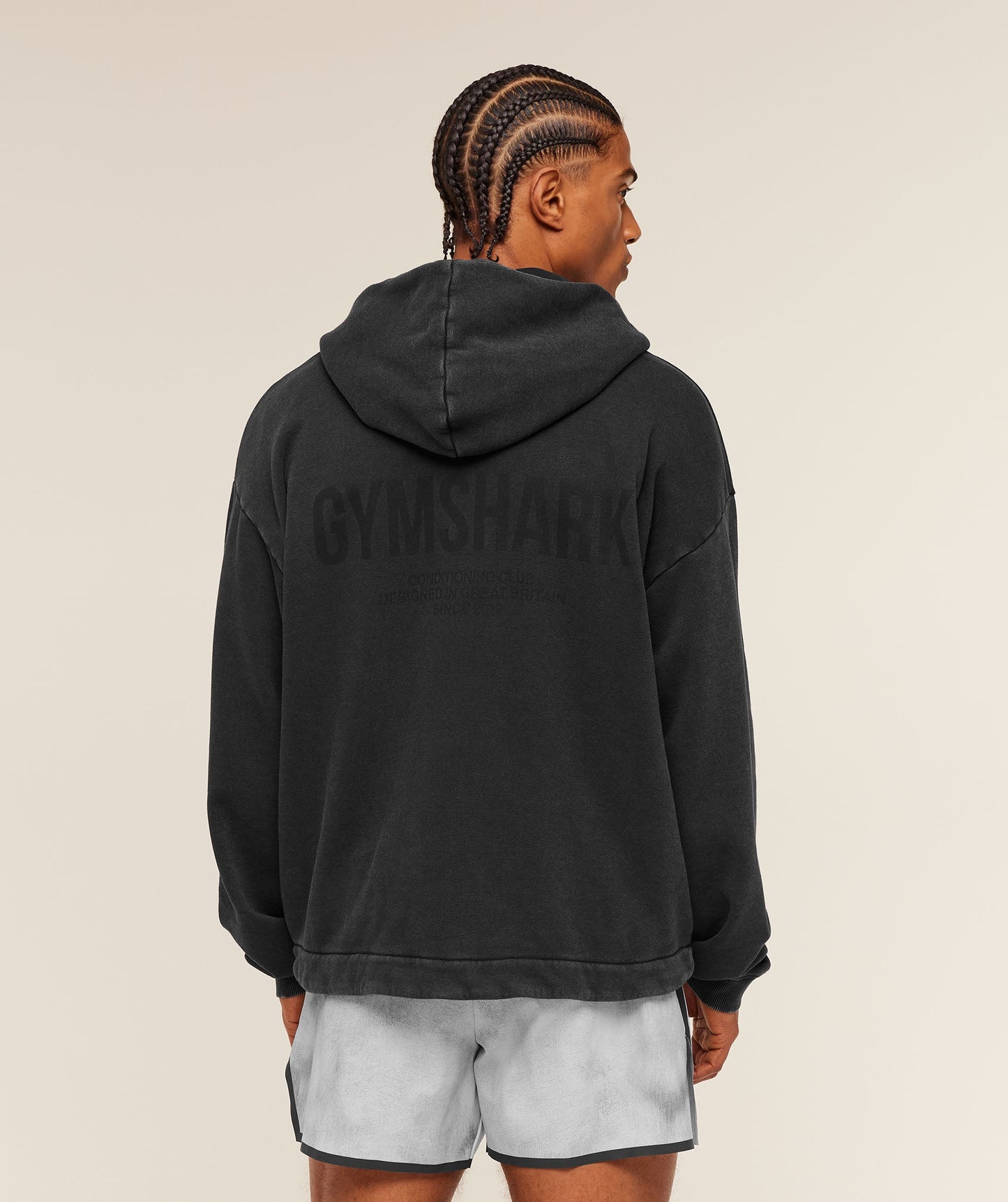 Conditioning Club Washed Zip Through Hoodie - US 2883