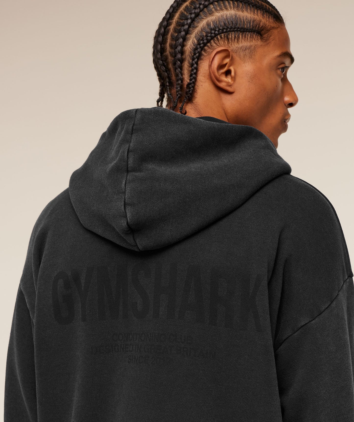 Conditioning Club Washed Zip Through Hoodie - US 2883