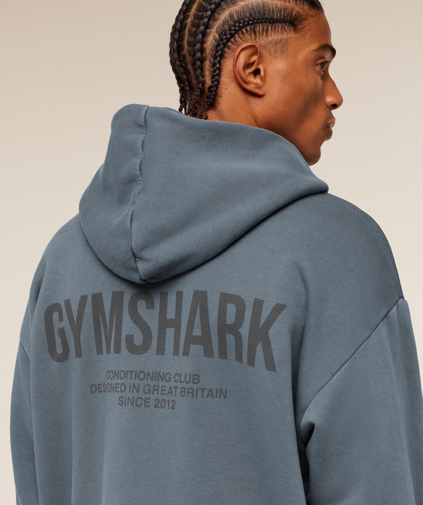 Conditioning Club Washed Zip Through Hoodie - US 4296