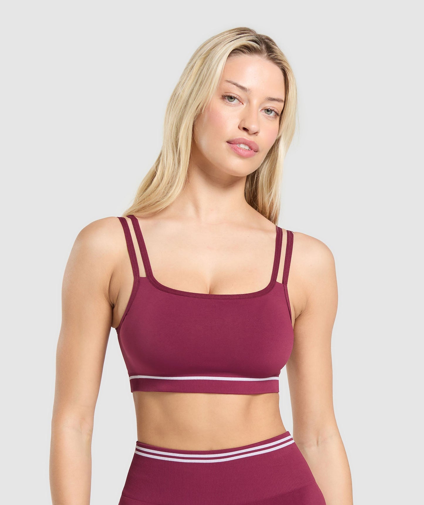 Contrast Seamless Sports Bra - US 1076