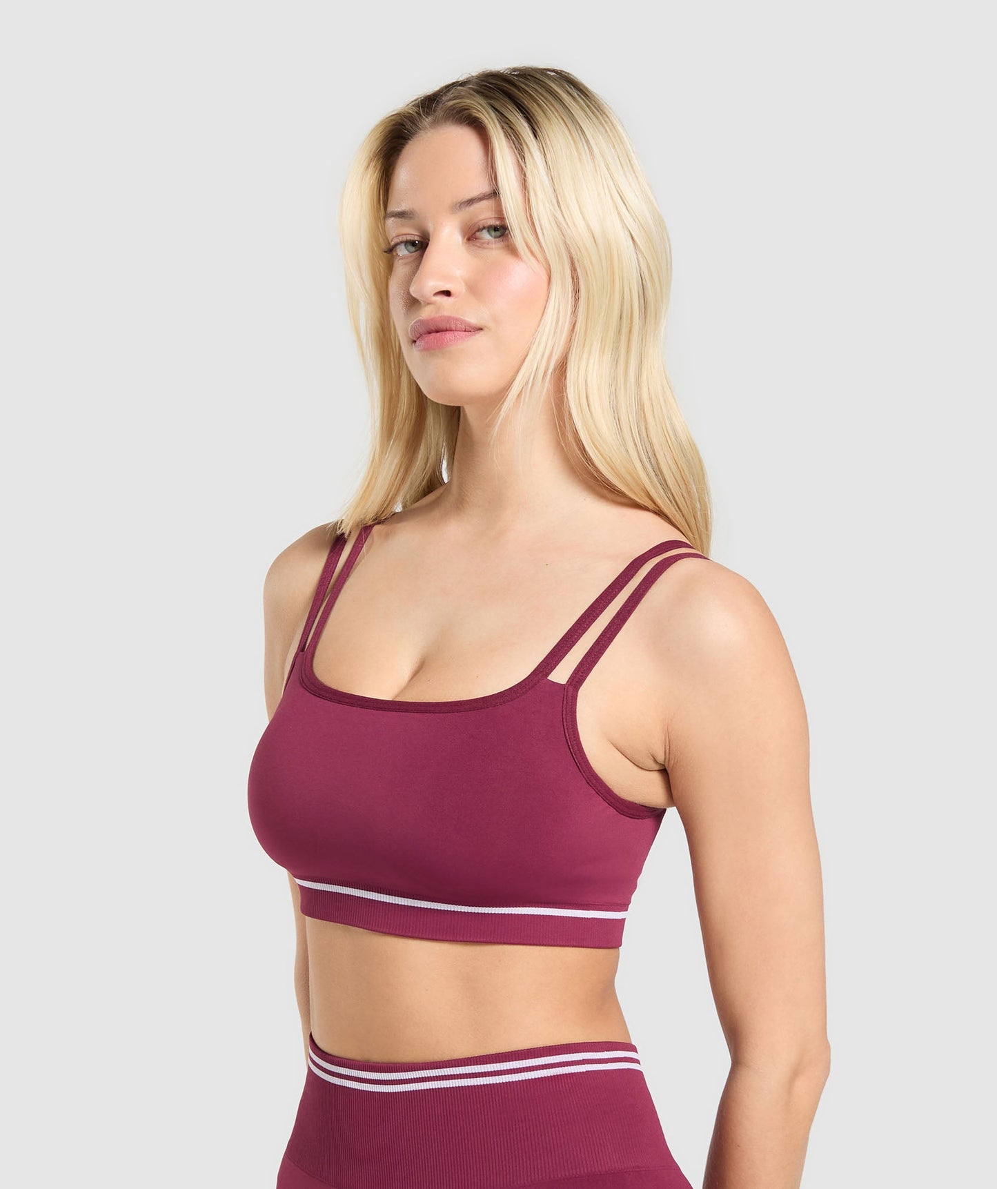 Contrast Seamless Sports Bra - US 1076