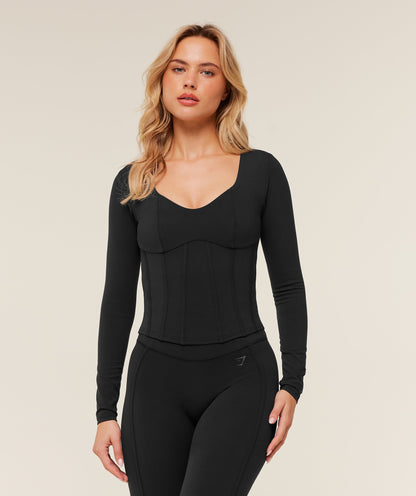 Corset Flare Leggings - US 4160