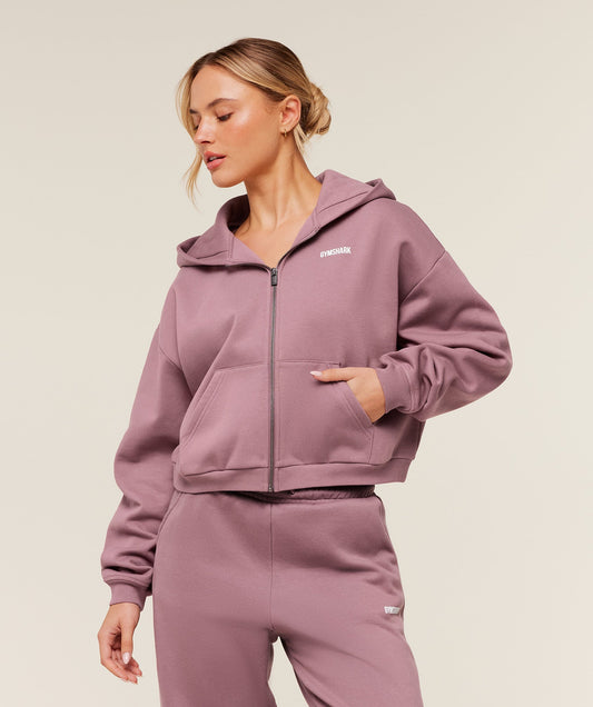 Cosy Luxe Zip Through Hoodie - US 4425