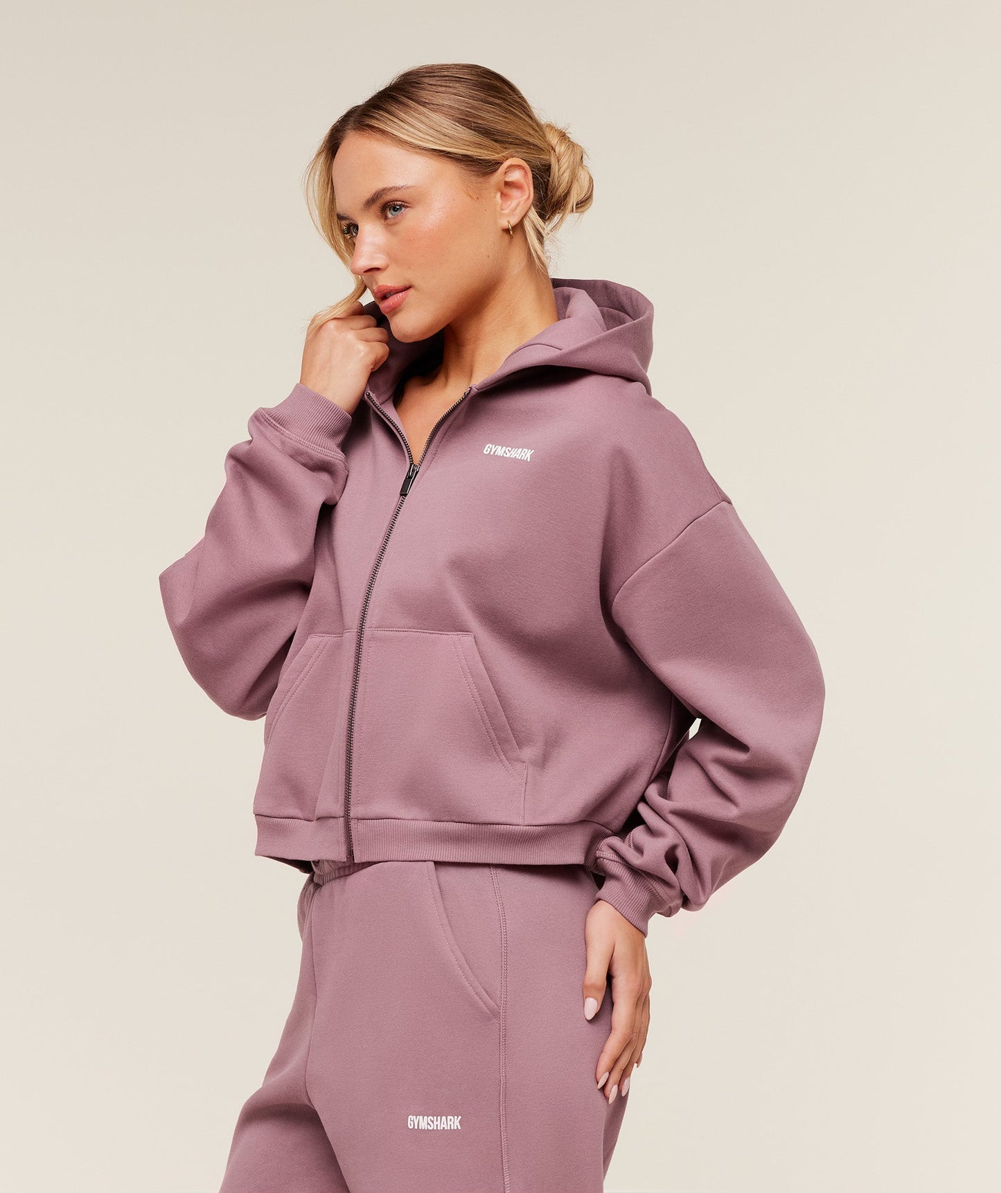 Cosy Luxe Zip Through Hoodie - US 4425