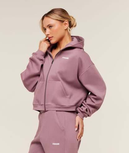 Cosy Luxe Zip Through Hoodie - US 4425
