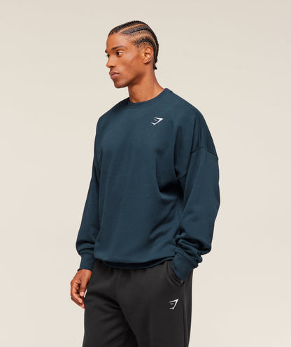 Oversized Crest Crew - US 9490
