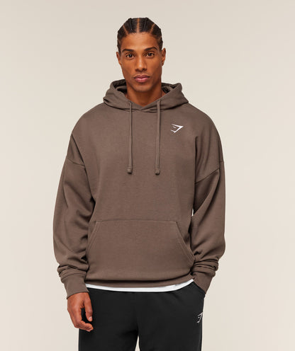 Crest Oversized Hoodie - US 0296