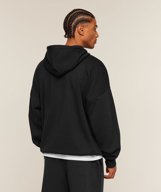 Crest Oversized Zip Up Hoodie - US 9473