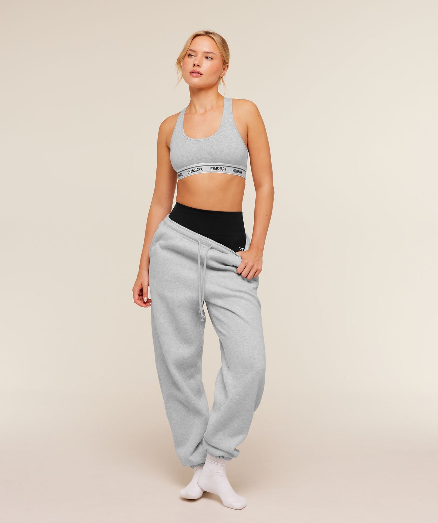 Elastic Branded Racerback Cotton Bralette - US 1483