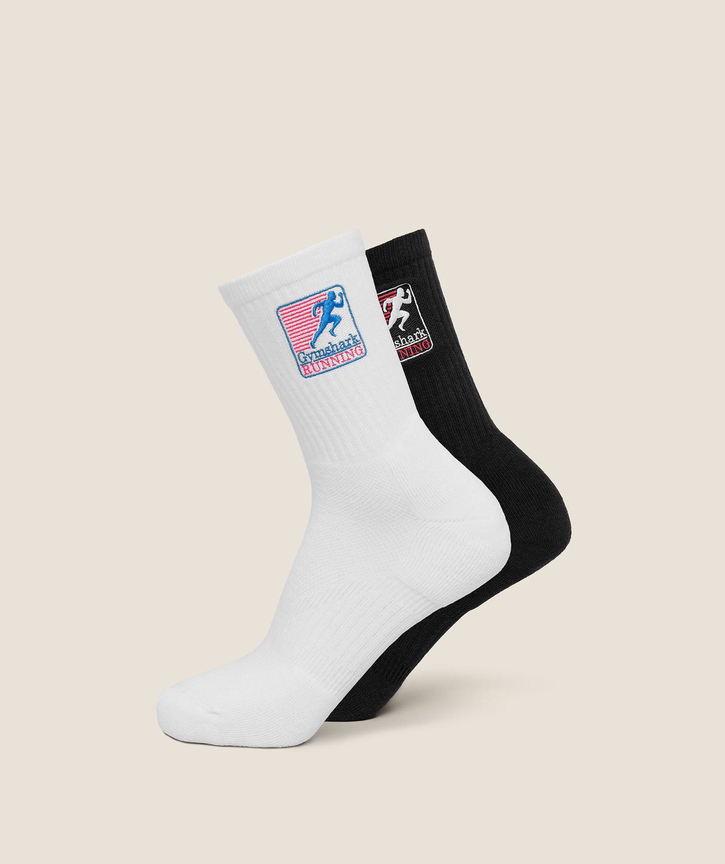 Running Graphic Crew Socks 2pk - US 8247