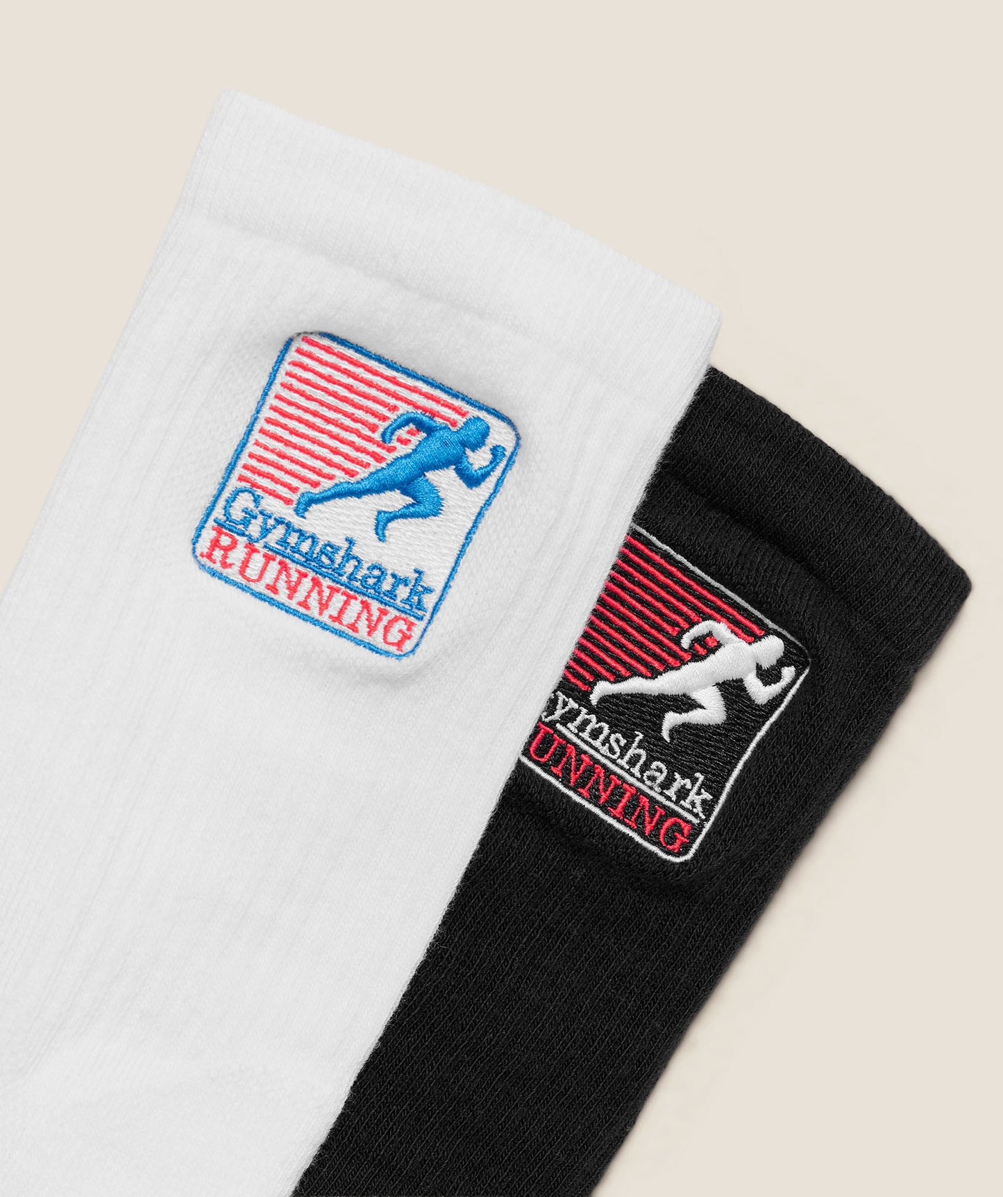 Running Graphic Crew Socks 2pk - US 8247