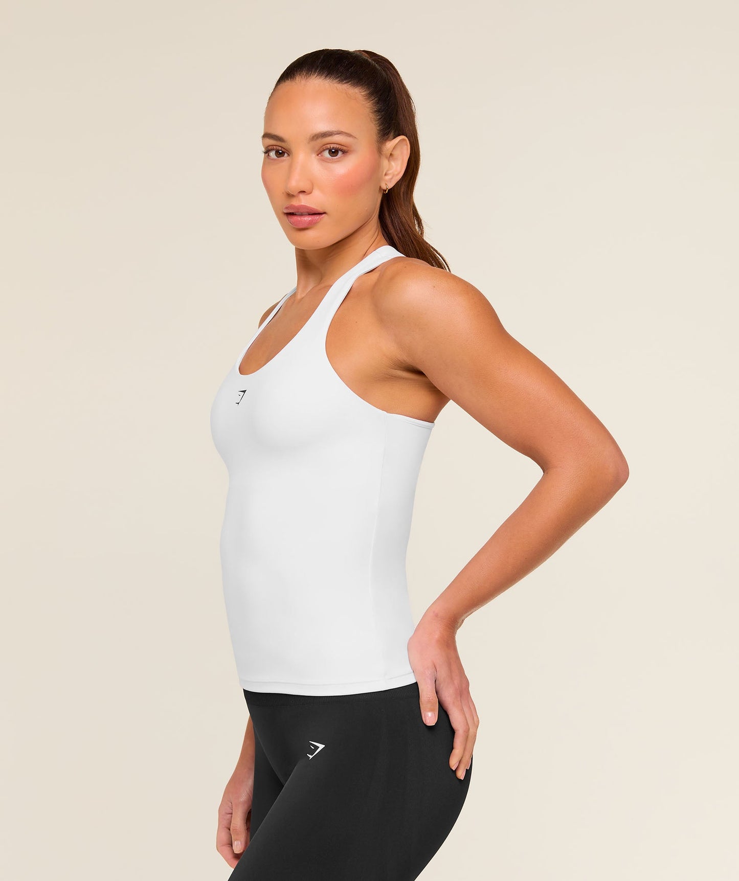 Everyday Racer Back Tank with Shelf - US 1363