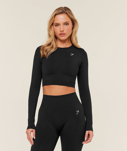 Everyday Seamless Long Sleeve Crop Top - US 2691