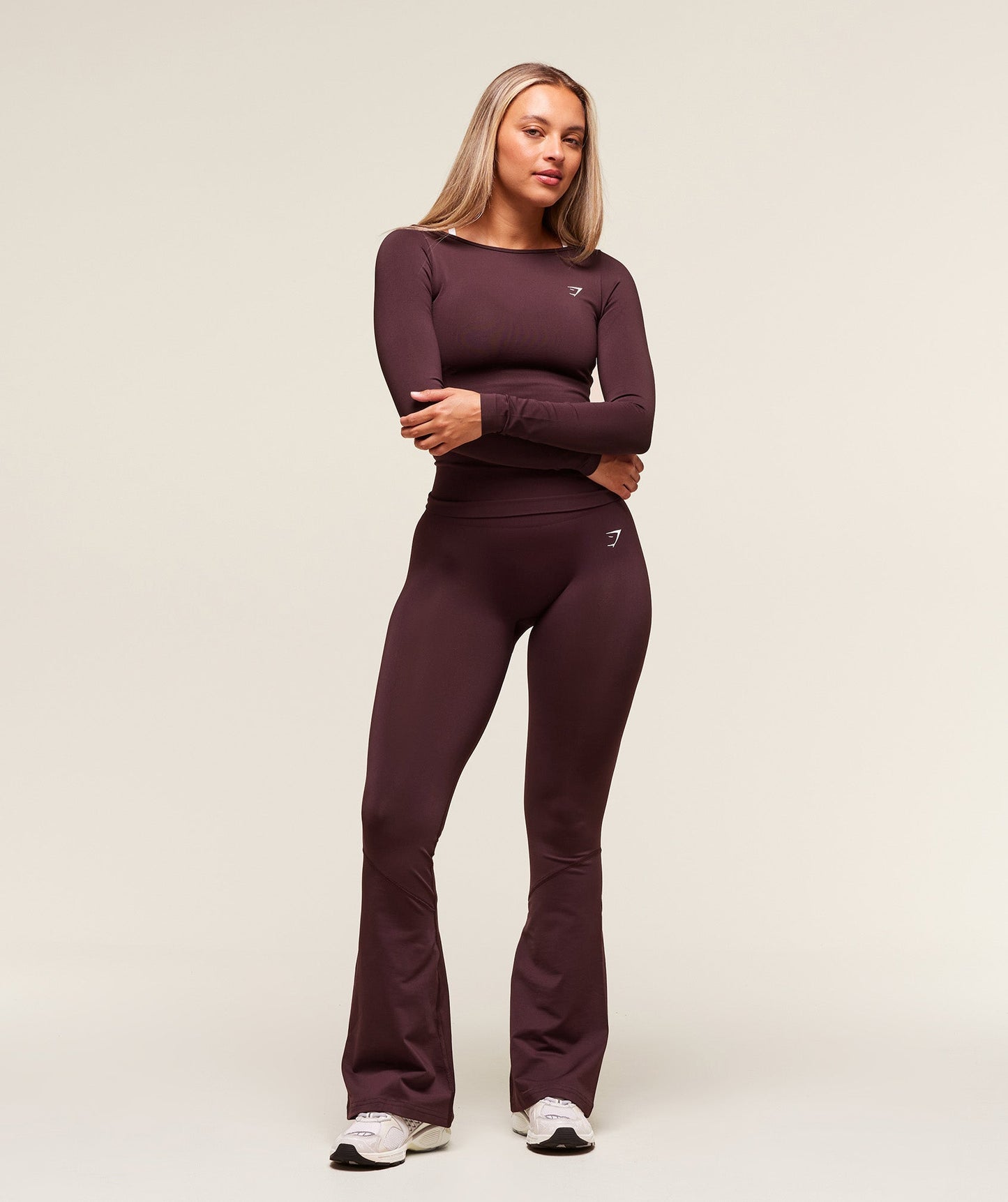 Everyday Seamless Wide Neck Long Sleeve Top - US 4947