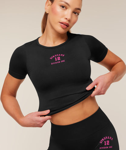 Everyday Seamless Graphic Short Sleeve Top - US 4147