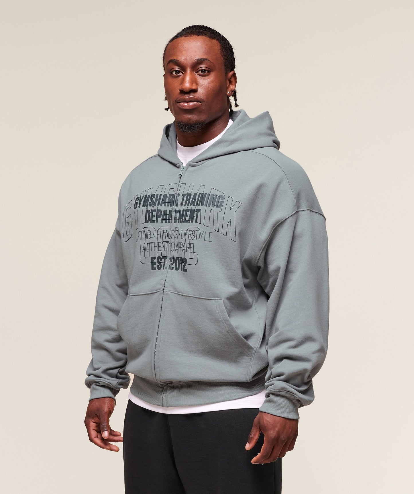 Authentic Apparel Zip Up Hoodie - US 4986