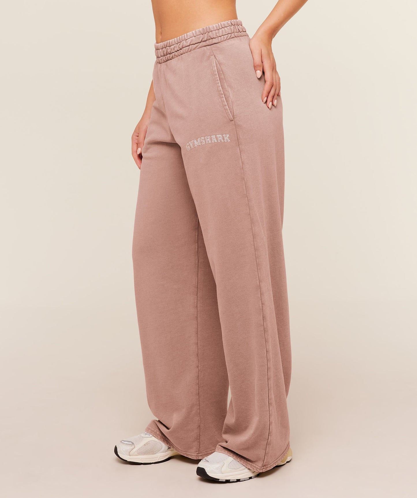 Chainstitch Graphic Wide Leg Joggers - US 4442