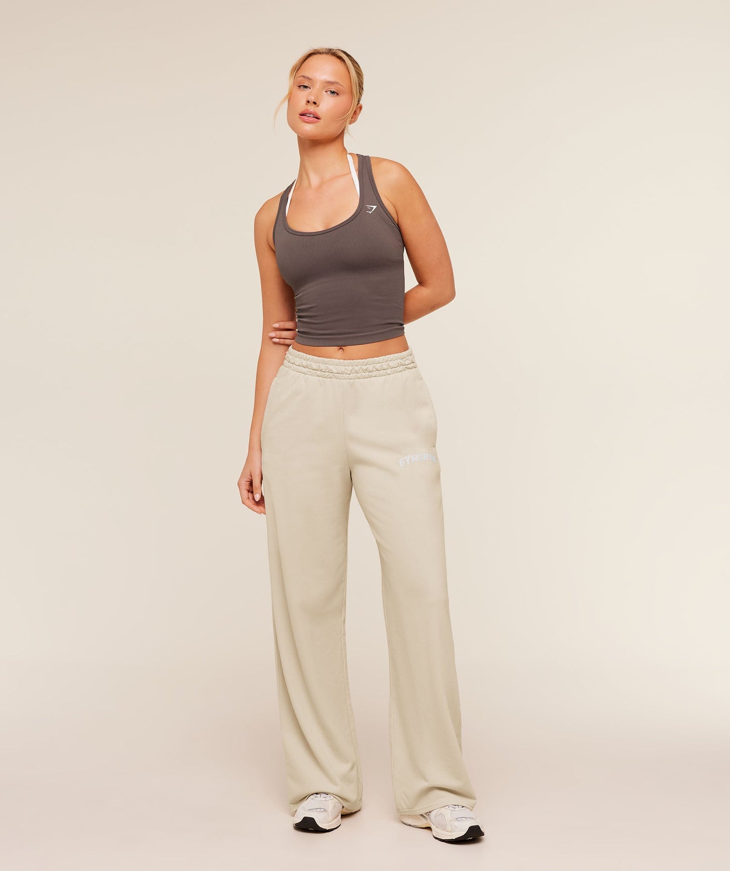 Chainstitch Graphic Wide Leg Joggers - US 5292