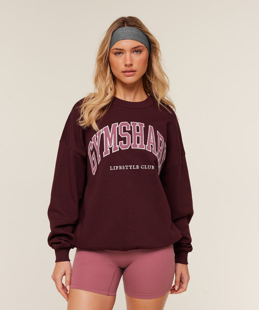 Collegiate Graphic Crew Neck Pullover - US 1399