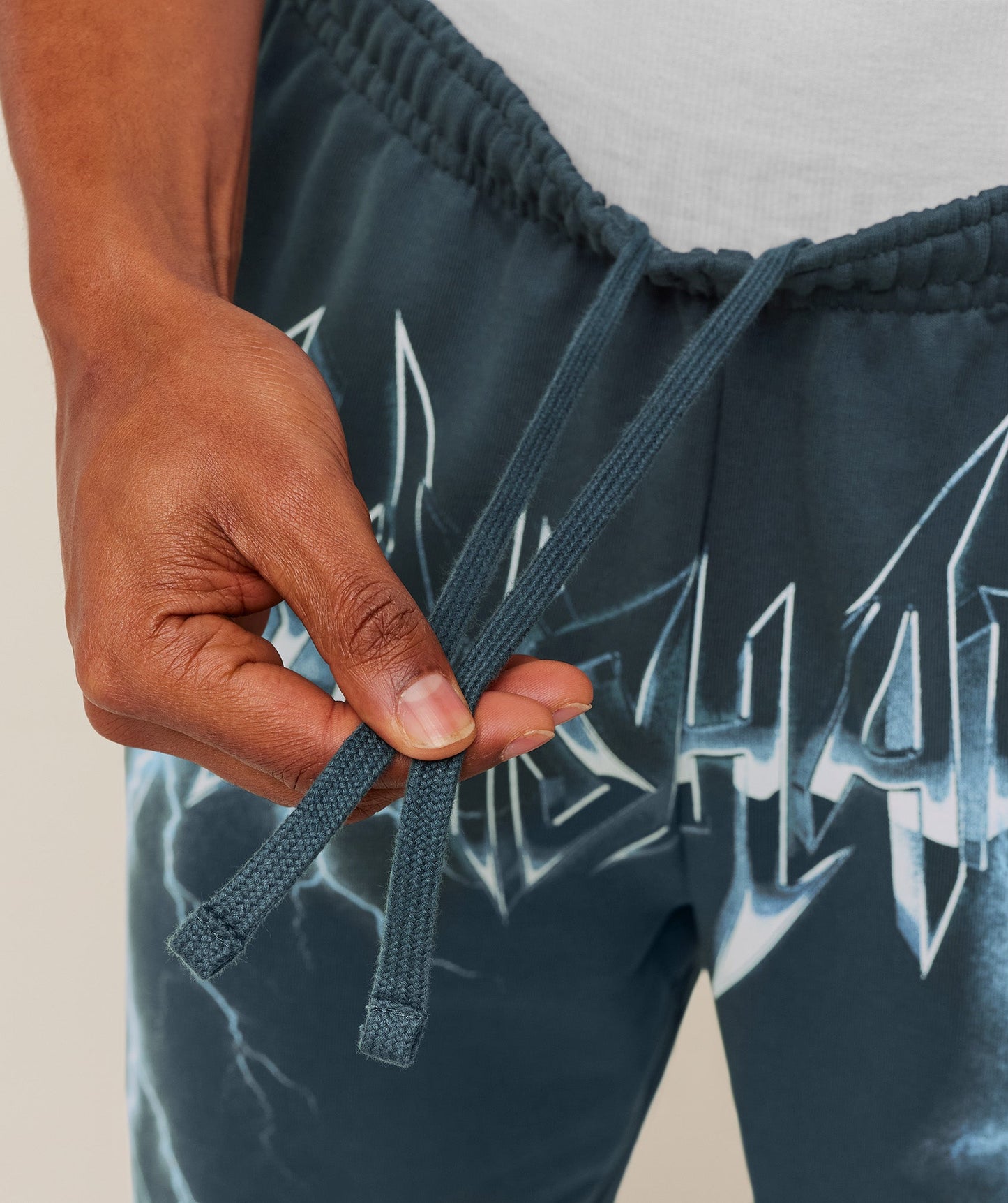 Eagle Band Style Graphic Straight Leg Pants - US 6937