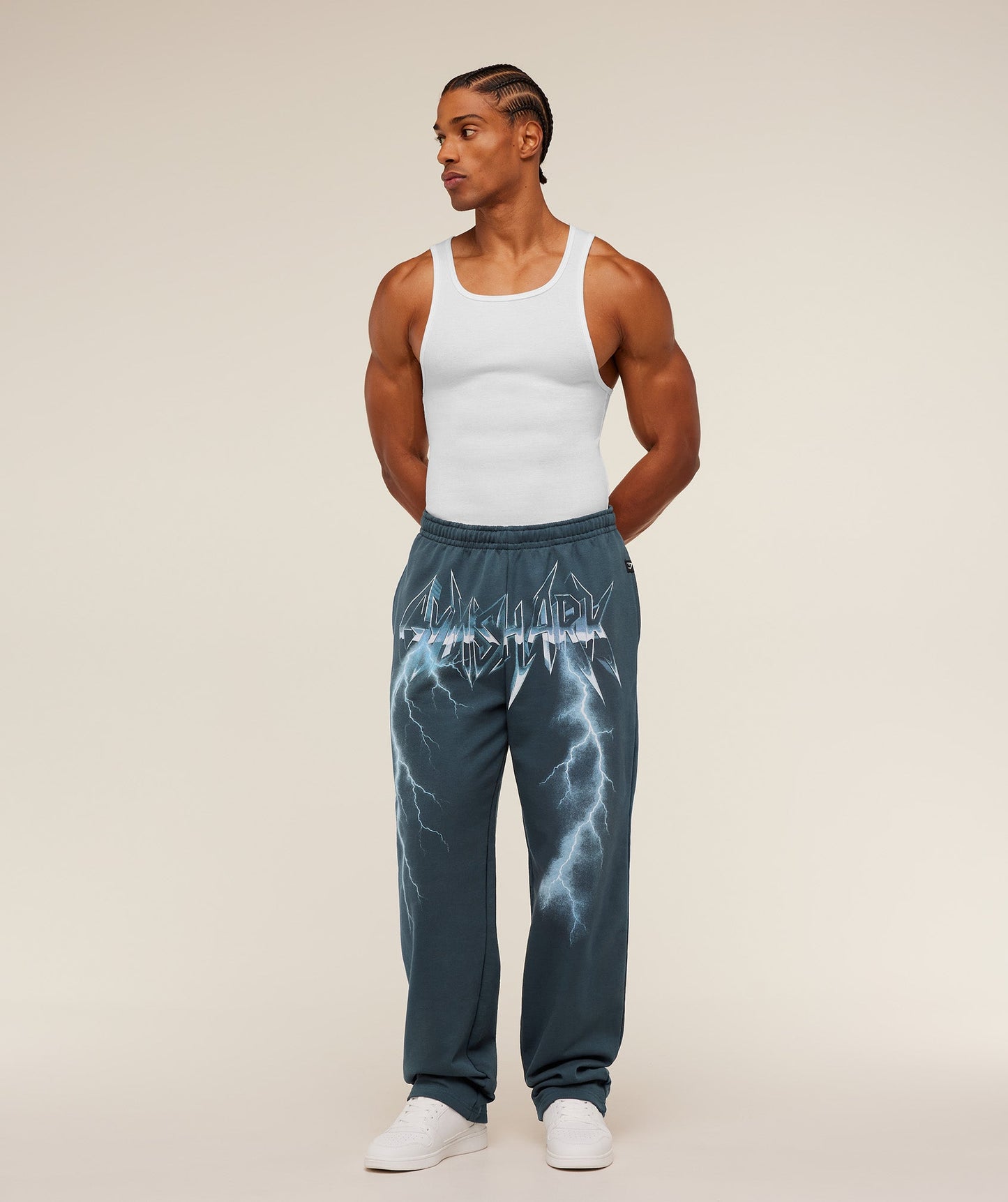 Eagle Band Style Graphic Straight Leg Pants - US 6937