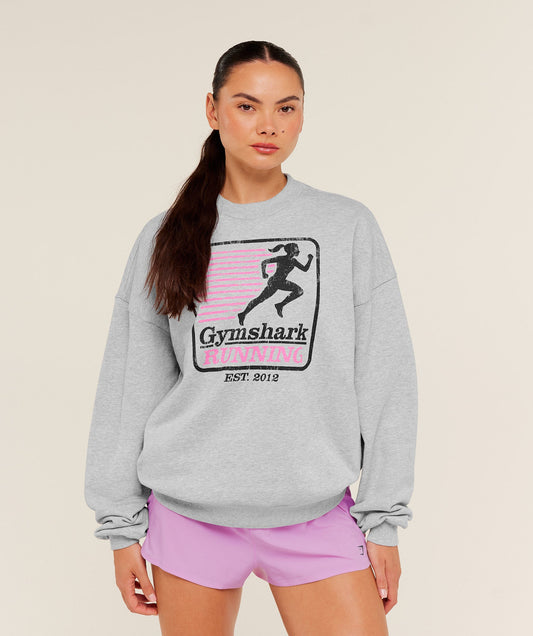 Run Club Graphic Sweatshirt - US 0463