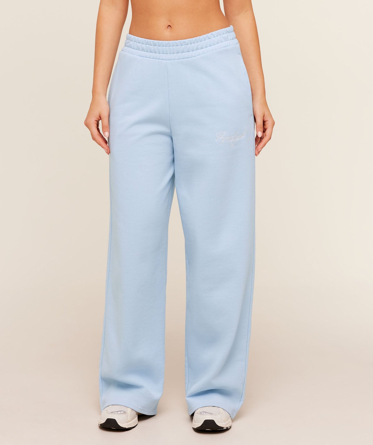 Script Embroidery Joggers - US 4807