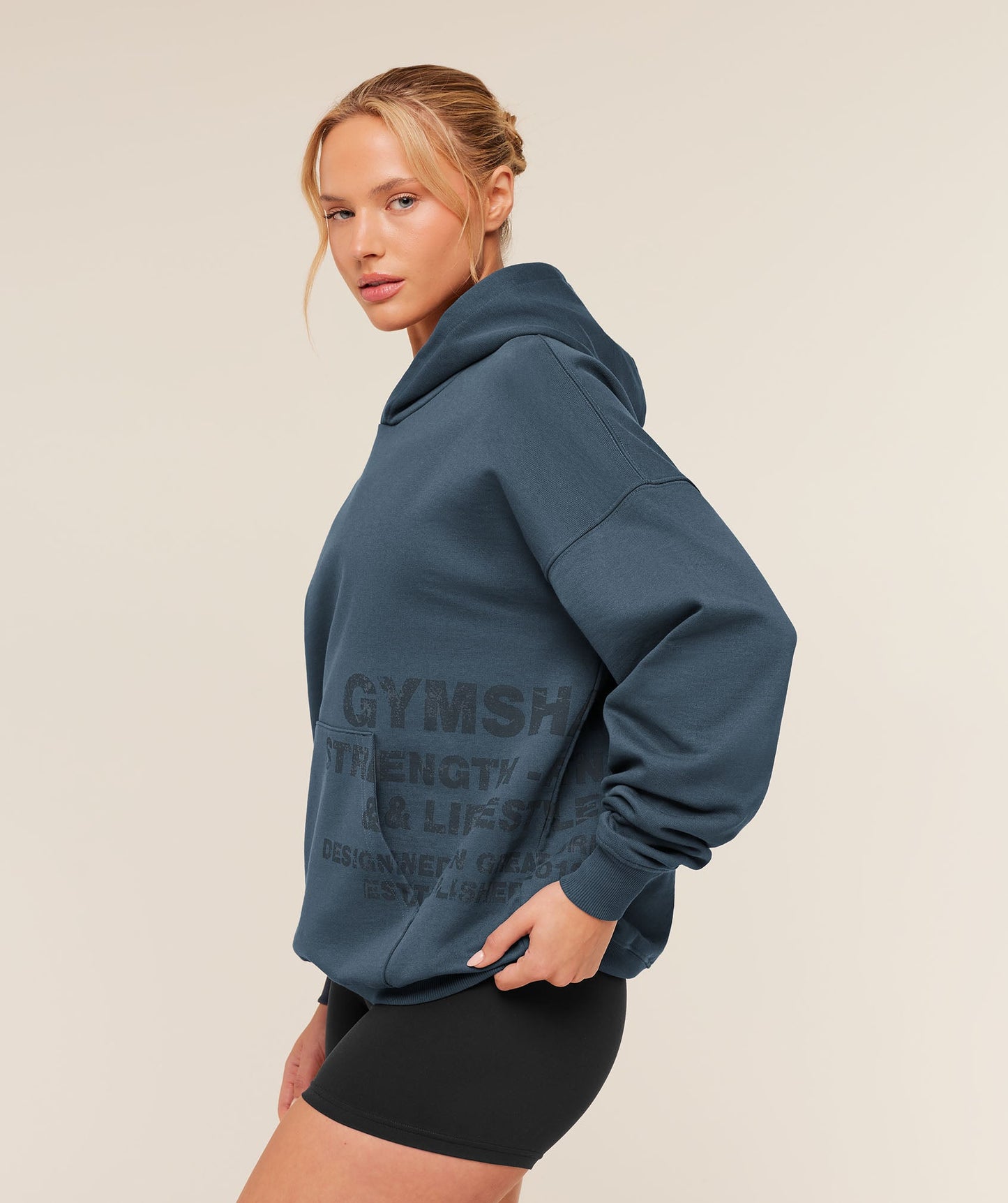 Stacked Graphic Hoodie - US 2562