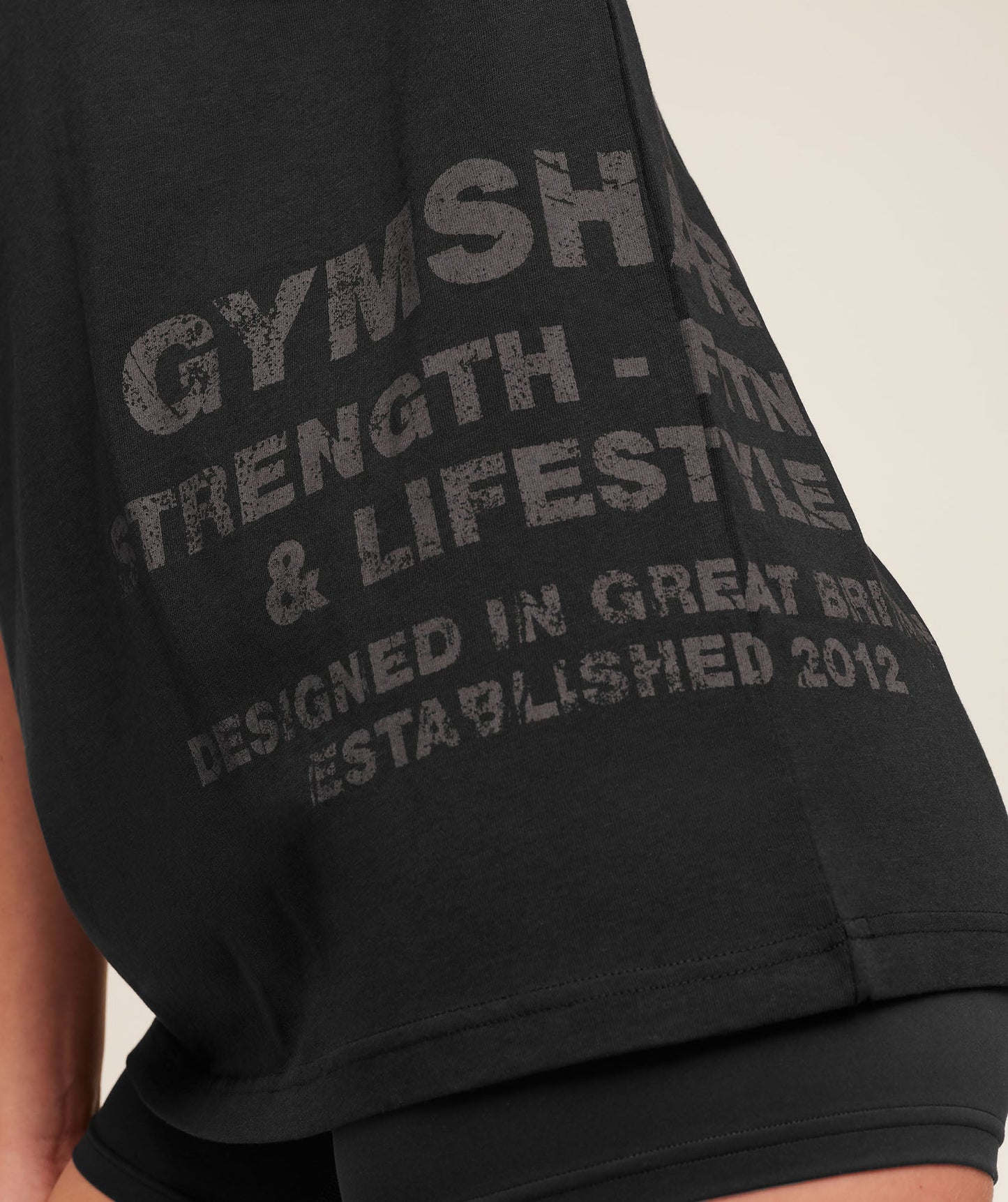 Stacked Graphic Short Sleeve T-Shirt - US 3110