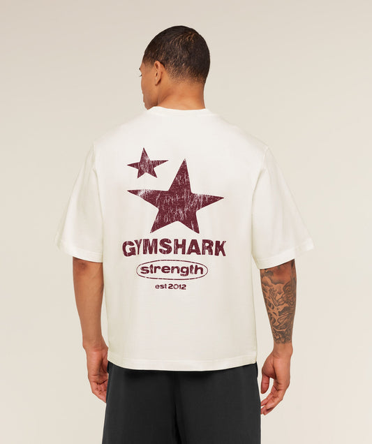 Strength Stars Washed Graphic T-Shirt - US 5241