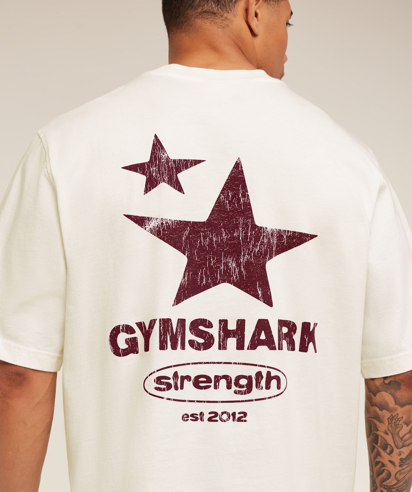 Strength Stars Washed Graphic T-Shirt - US 5241