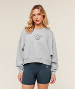 Worn Crest Graphic Sweatshirt - US 4854
