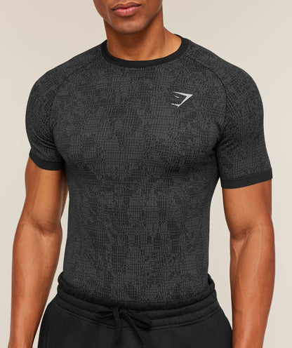 Geo Seamless Grid T-Shirt - US 5569