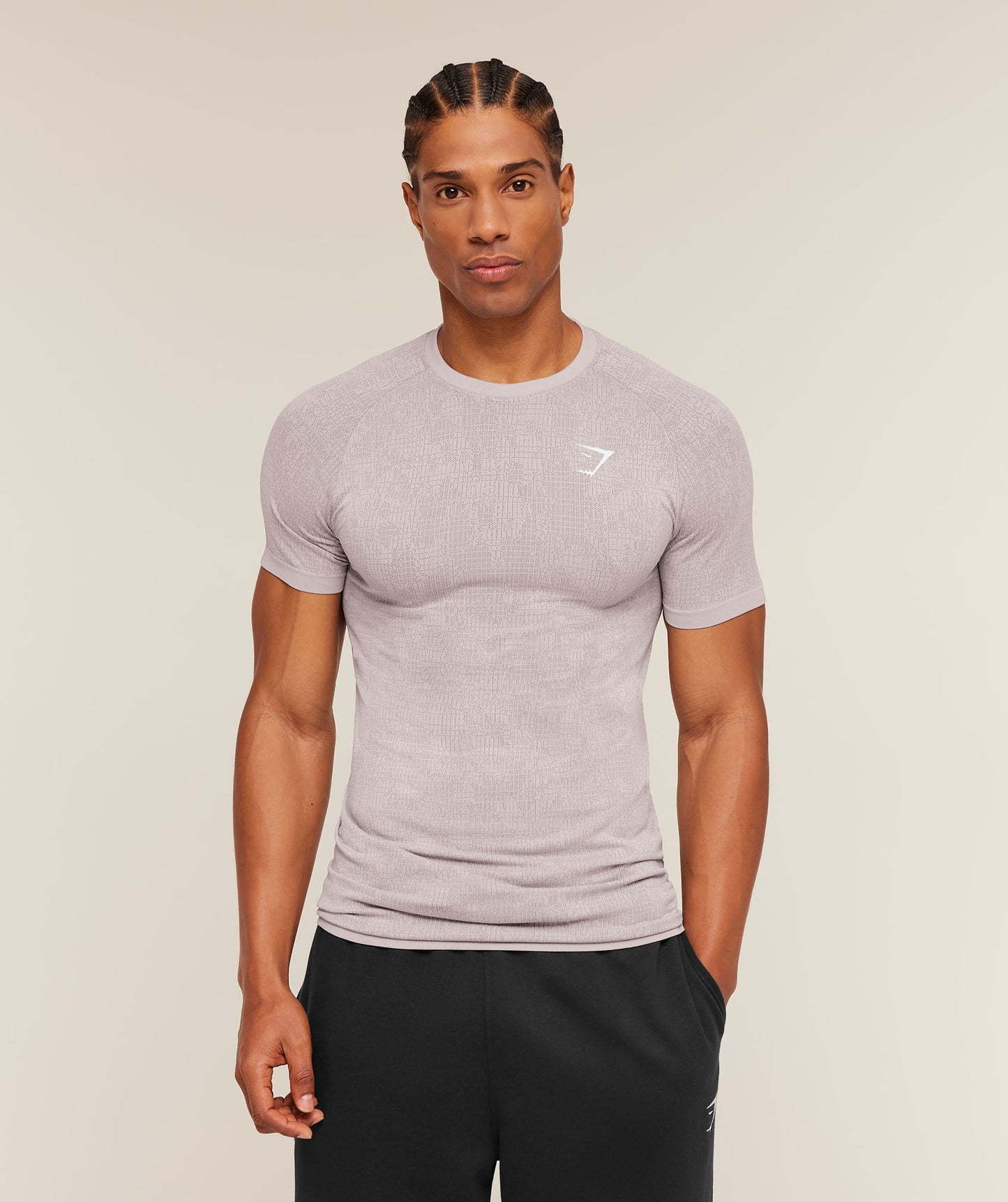 Geo Seamless Grid T-Shirt - US 5569