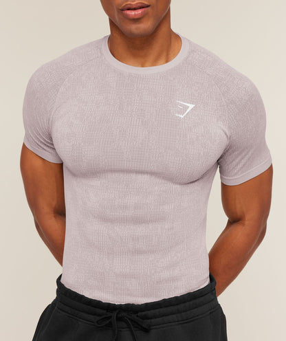 Geo Seamless Grid T-Shirt - US 1834