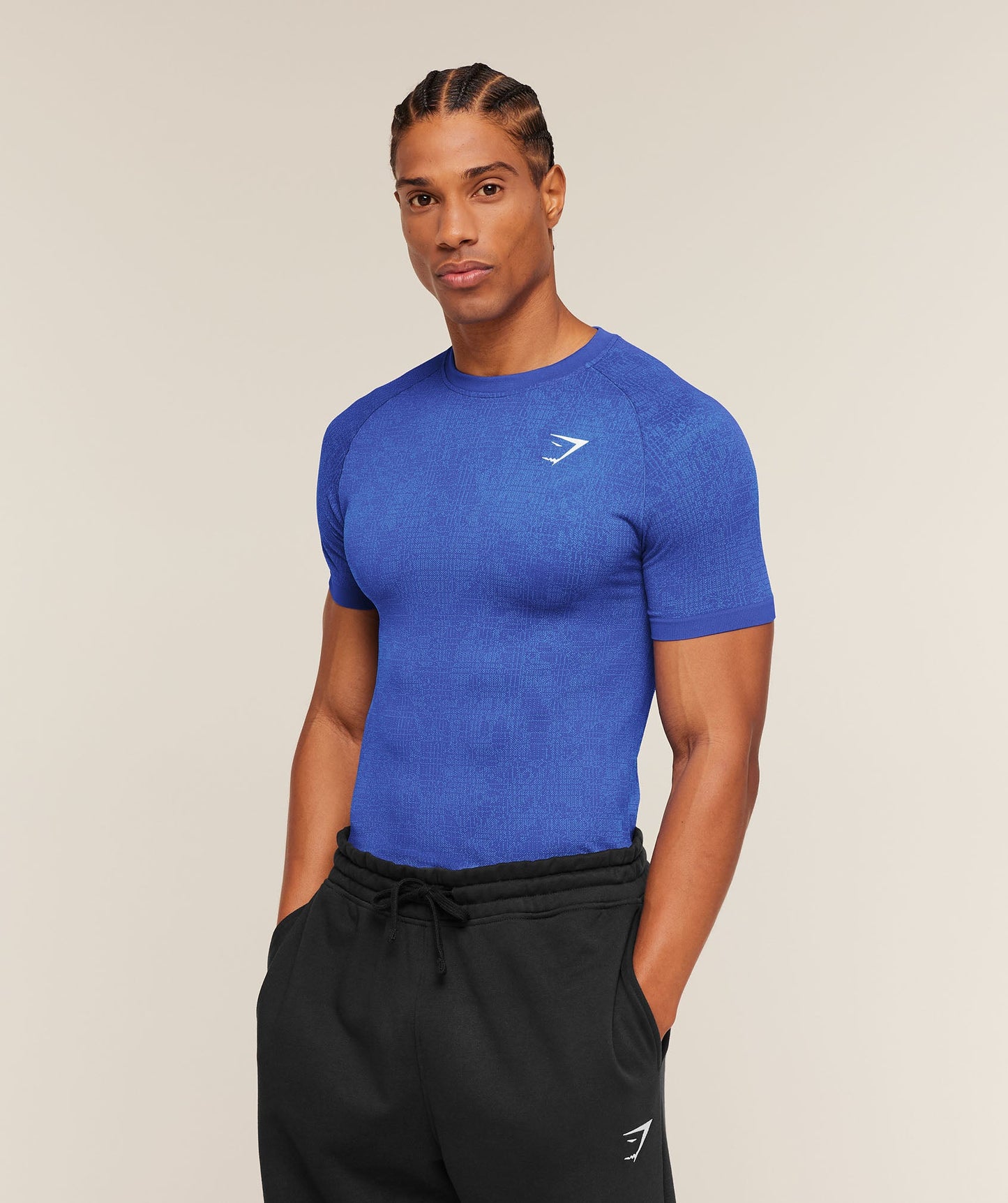 Geo Seamless Grid T-Shirt - US 5751